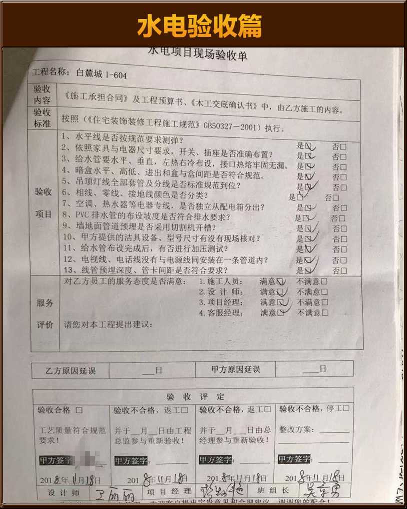 水電驗收