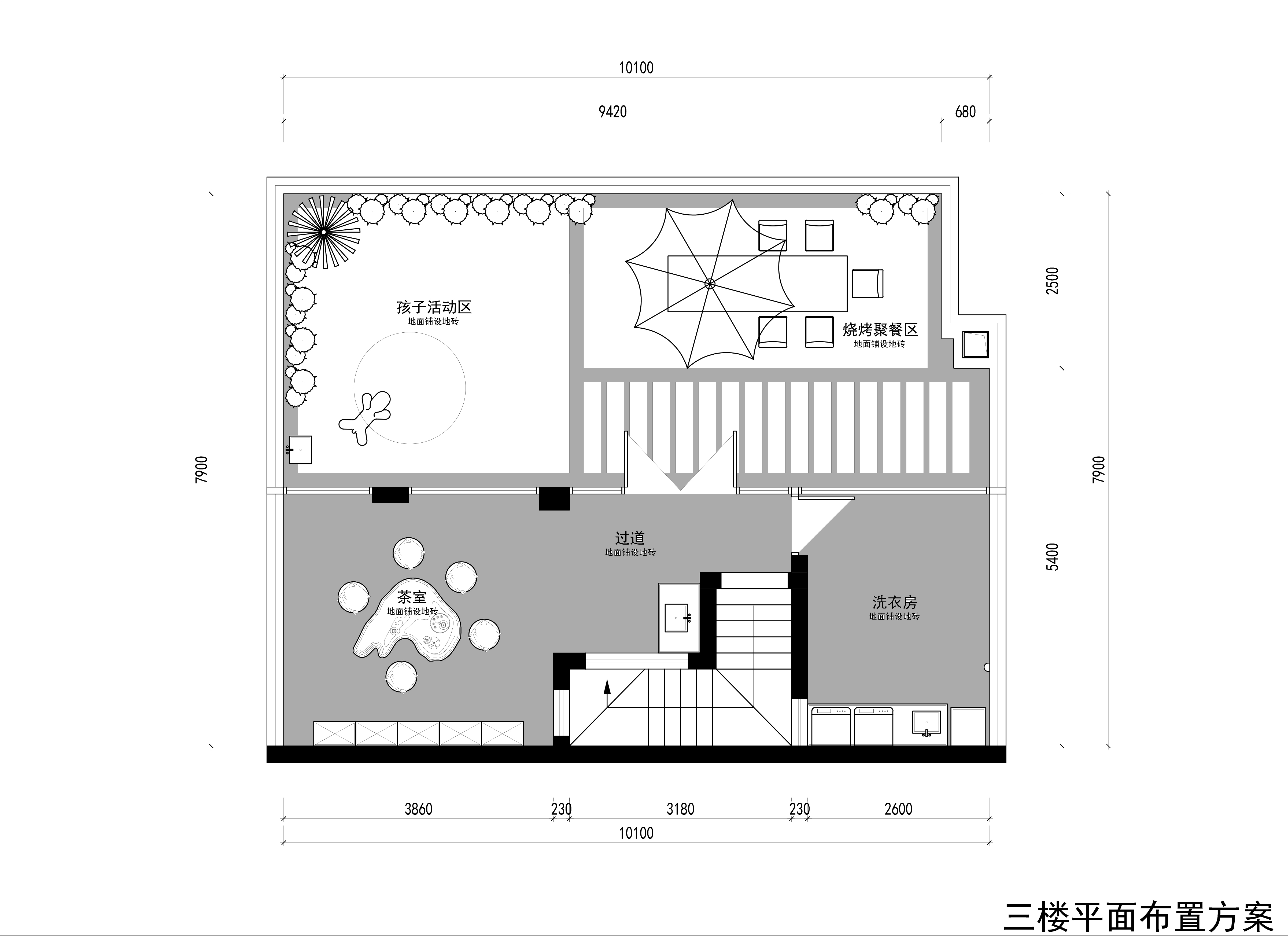 三樓平面布置圖